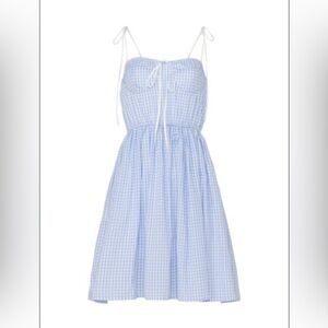 KOURT
Checked Spaghetti Strap Fit & Flare Dress